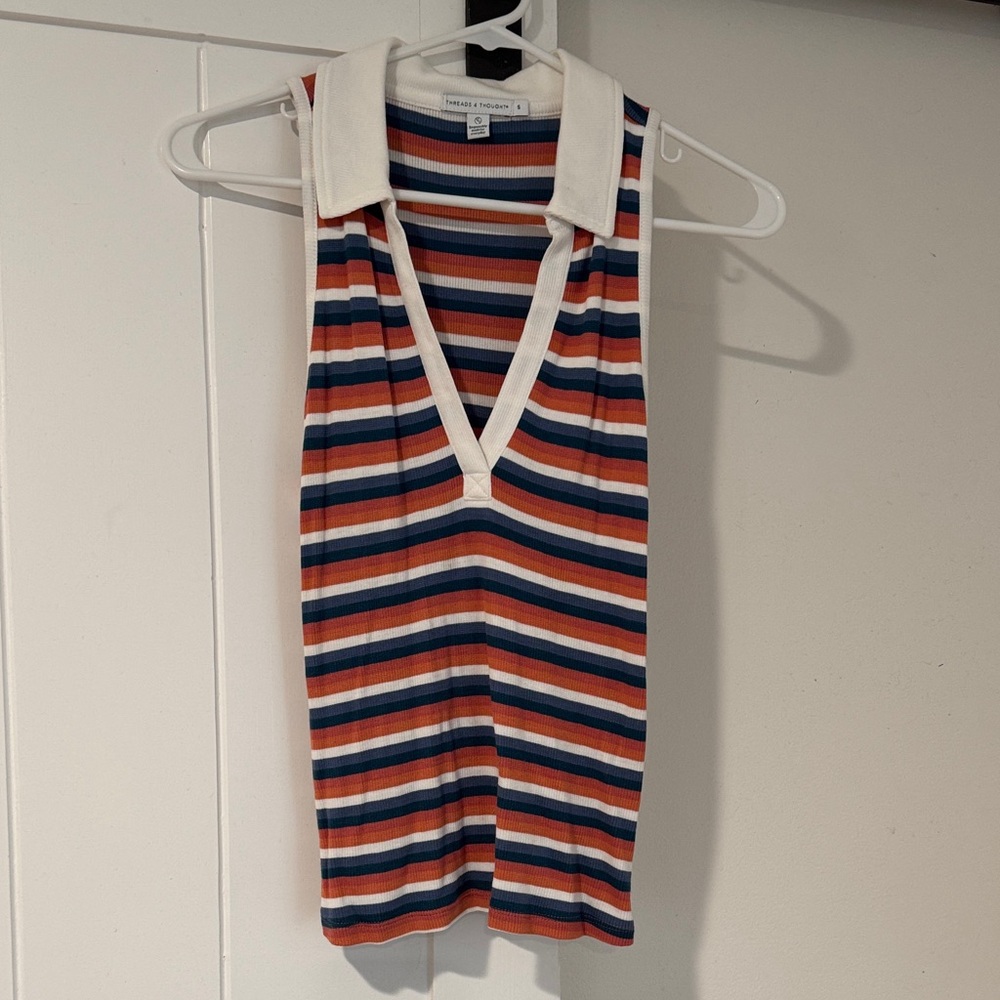 Threads 4 Thought Multicolor Striped Top